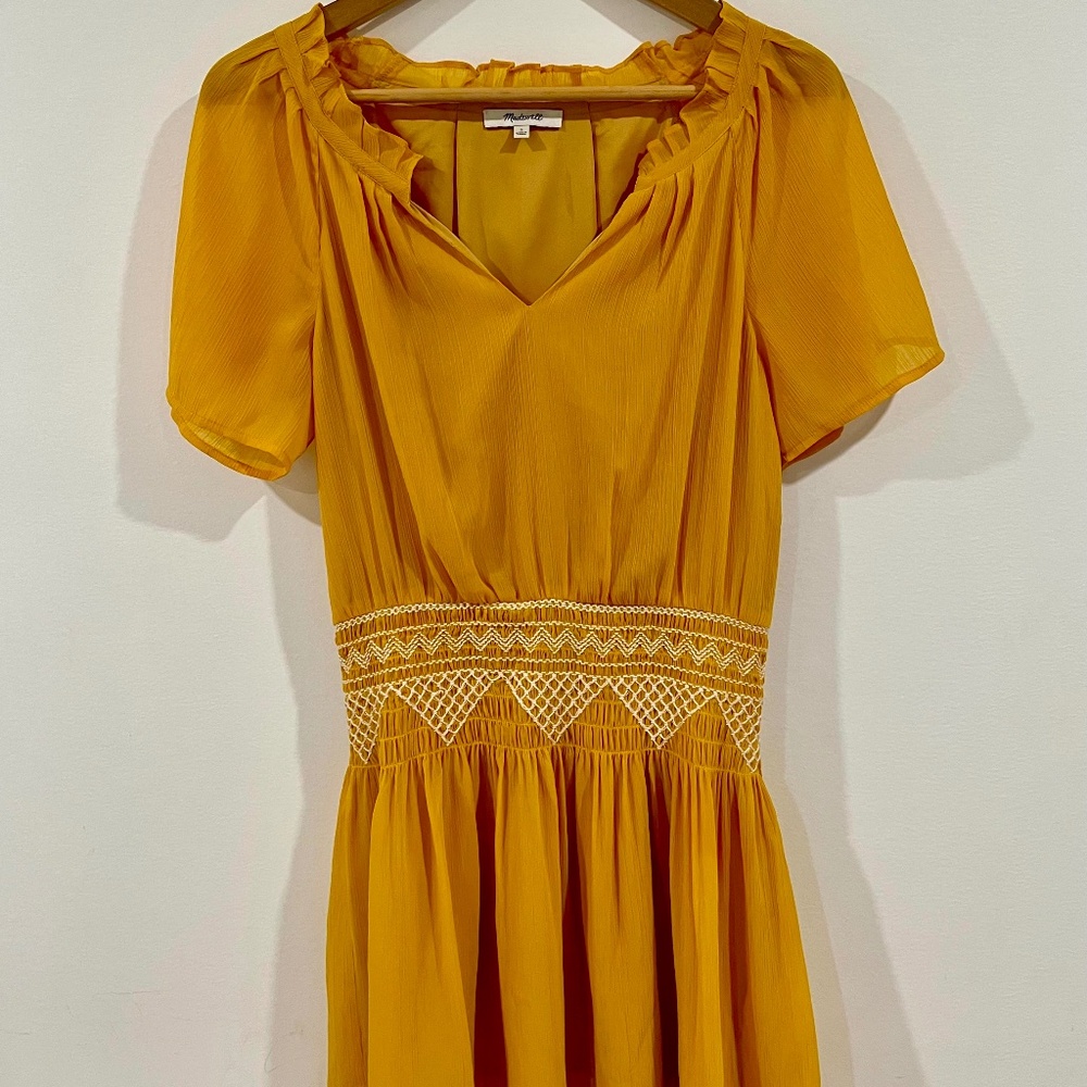 Madewell, Size 2, Marigold Mini Dress
